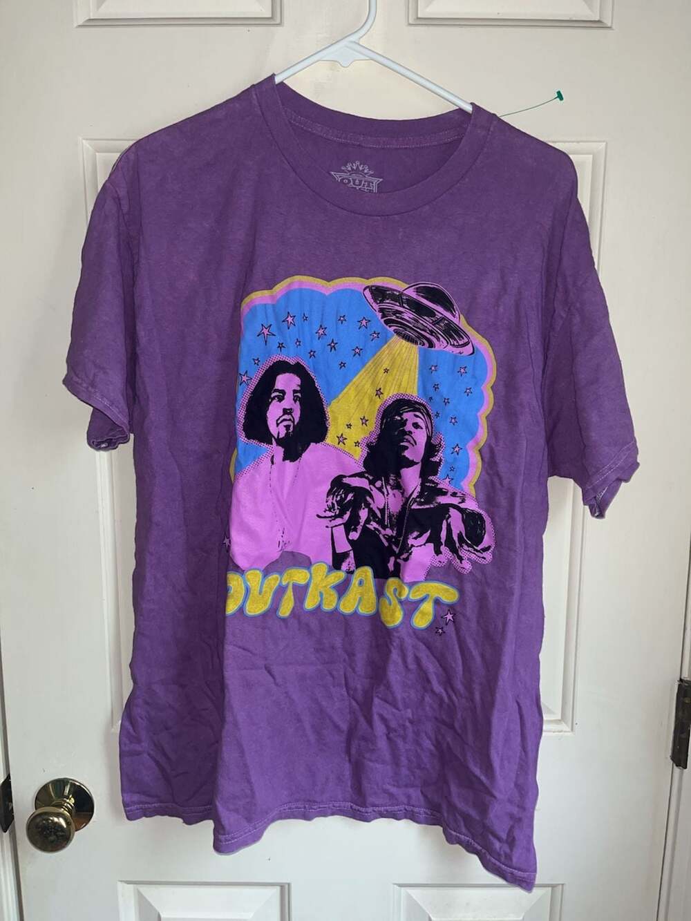Outkast Purple Graphic T-Shirt Size Large